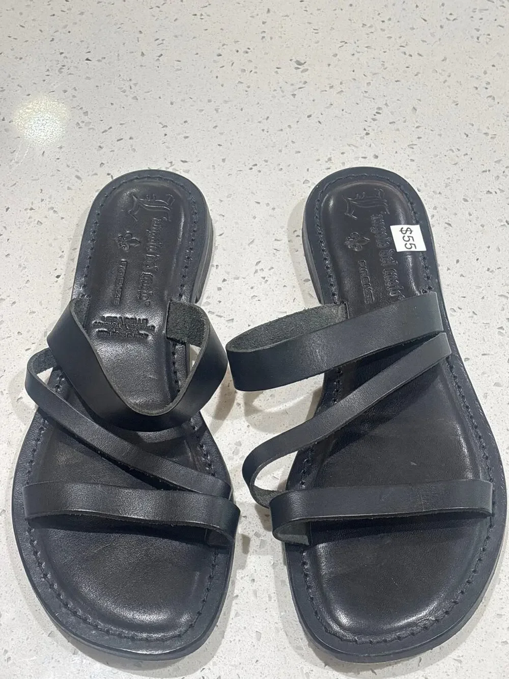 Women’s L’Angolo Del Cuoio, Leather Sandals Sz 9.5